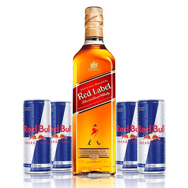 Combo Red Label e Red Bull
